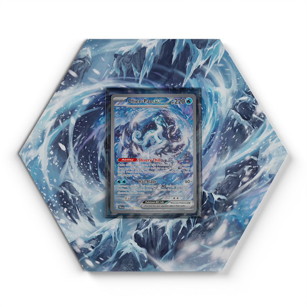 261/193 Chien-Pao EX - Extended Artwork Pokemon Card Display