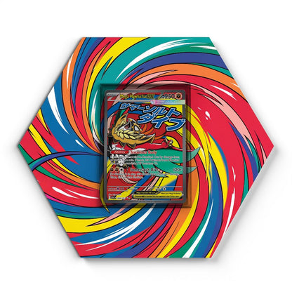 268/217 Mega Hawlucha ex - Extended Artwork Pokemon Card Display