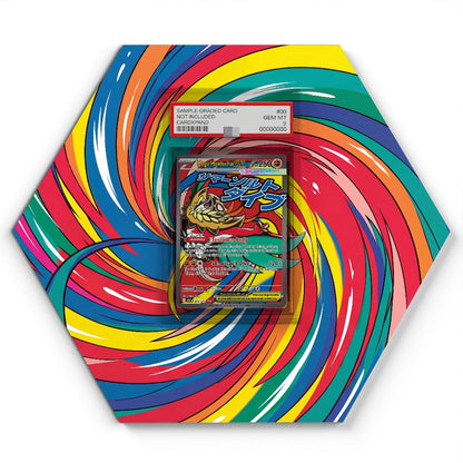 268/217 Mega Hawlucha ex - Extended Artwork Pokemon Card Display