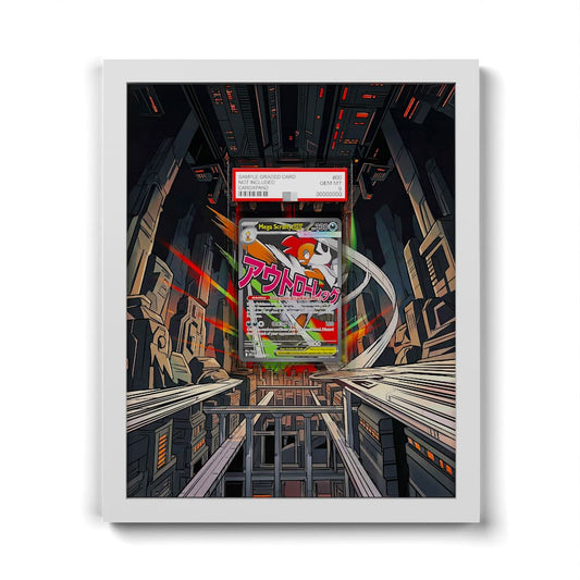 270 Mega Scrafty EX - Extended Artwork Framed Pokemon Card Display