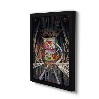 270 Mega Scrafty EX - Extended Artwork Framed Pokemon Card Display