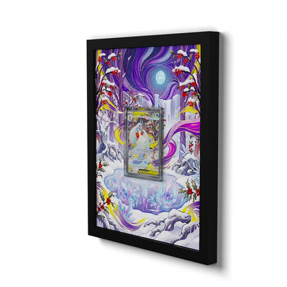 275 Mega Froslass EX - Extended Artwork Framed Pokemon Card Display