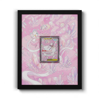 282 Mega Diancie EX - Extended Artwork Framed Pokemon Card Display