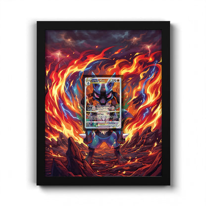 SWSH291 Lucario VSTAR - Extended Artwork Pokemon Card Frame