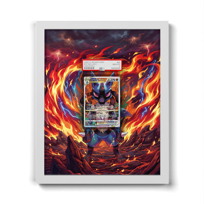 SWSH291 Lucario VSTAR - Extended Artwork Pokemon Card Frame