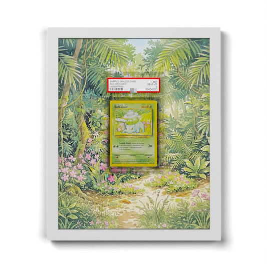 44/102 Bulbasaur - Extended Artwork Framed Pokemon Card Display