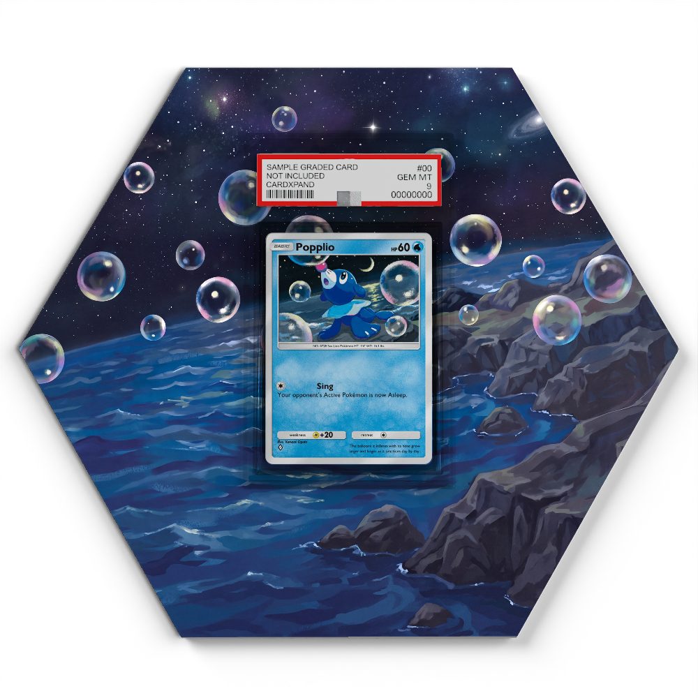 45 Popplio - Extended Artwork Pokemon Card Display