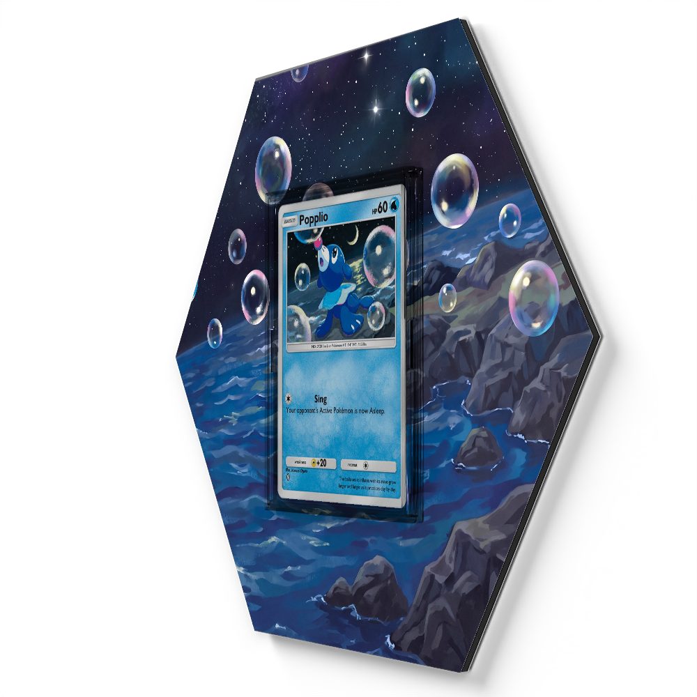 45 Popplio - Extended Artwork Pokemon Card Display