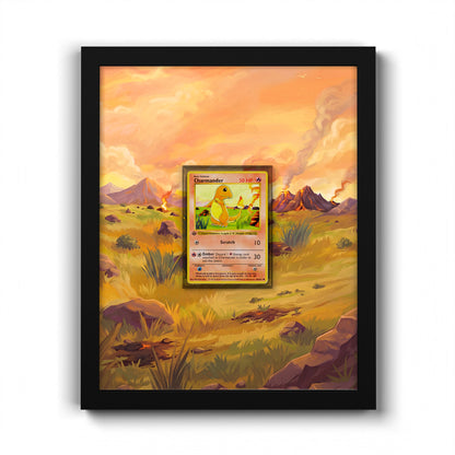 46/102 Charmander - Extended Artwork Pokemon Card Frame