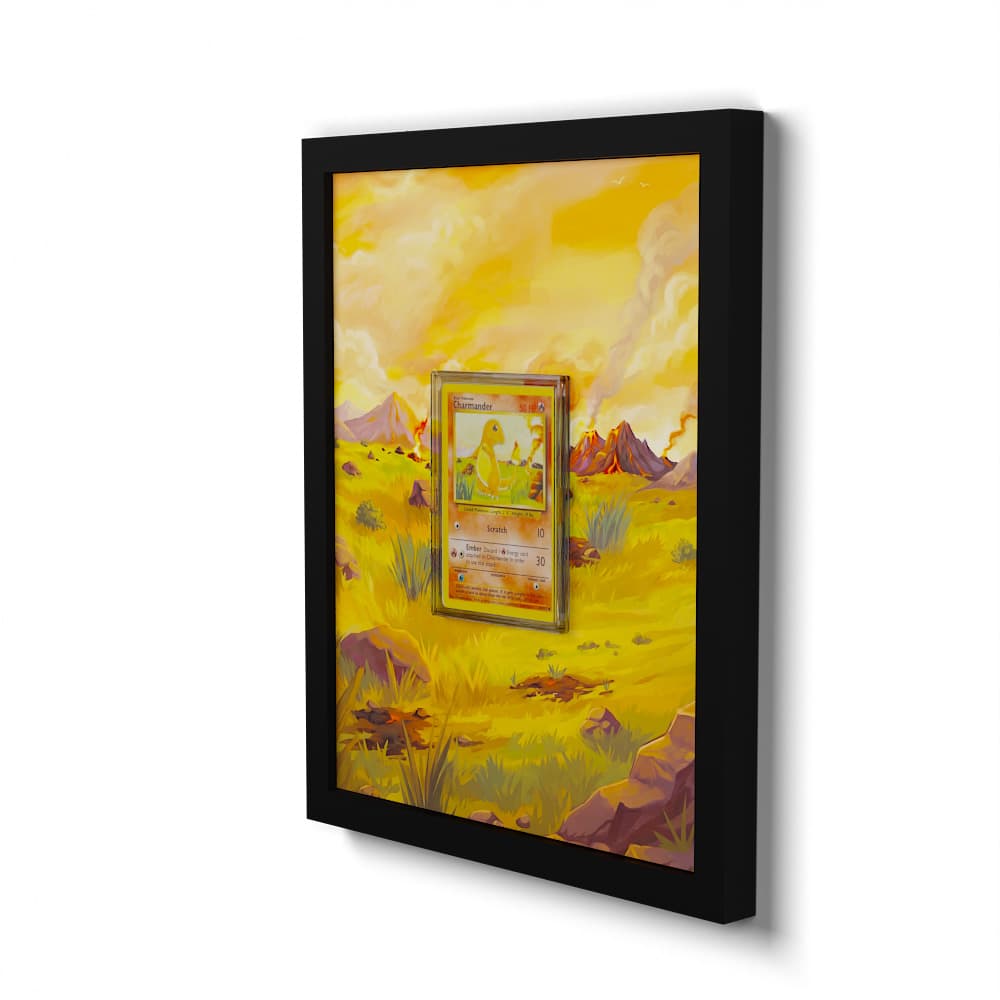 46/102 Charmander - Extended Artwork Framed Pokemon Card Display