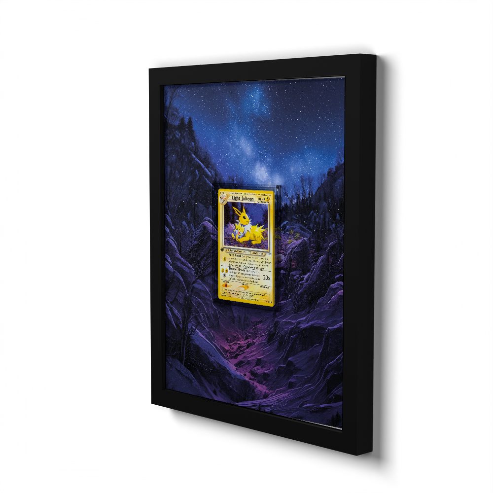 48/105 Light Jolteon - Extended Artwork Pokemon Card Frame