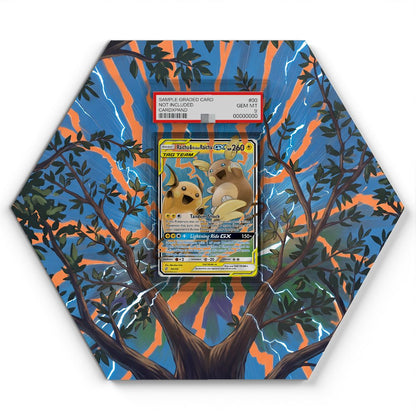 54/236 Raichu & Alolan Raichu GX - Extended Artwork Pokemon Card Display