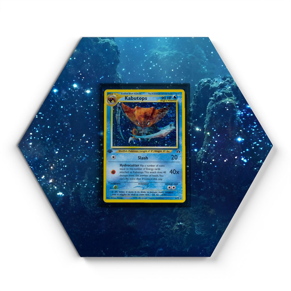 6/75 Kabutops - Extended Artwork Pokemon Card Display