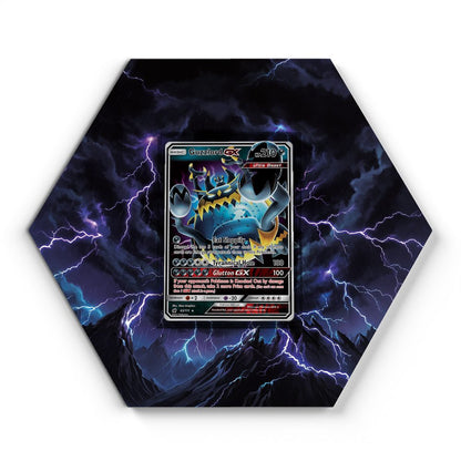 63/111 Guzzlord GX - Extended Artwork Pokemon Card Display