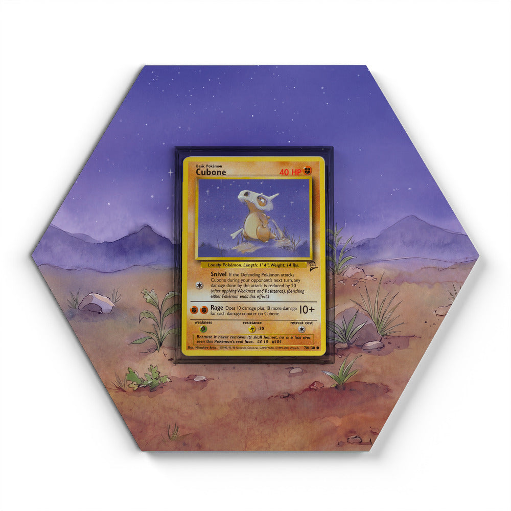 70/130 Cubone - Extended Artwork Pokemon Card Display