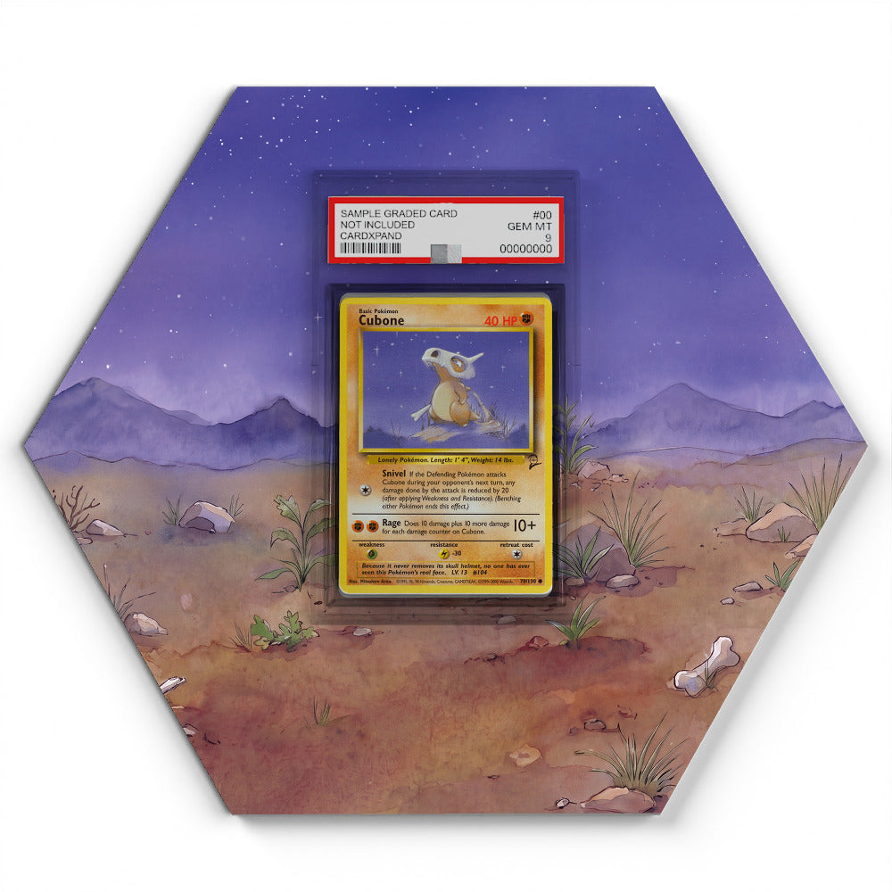 70/130 Cubone - Extended Artwork Pokemon Card Display