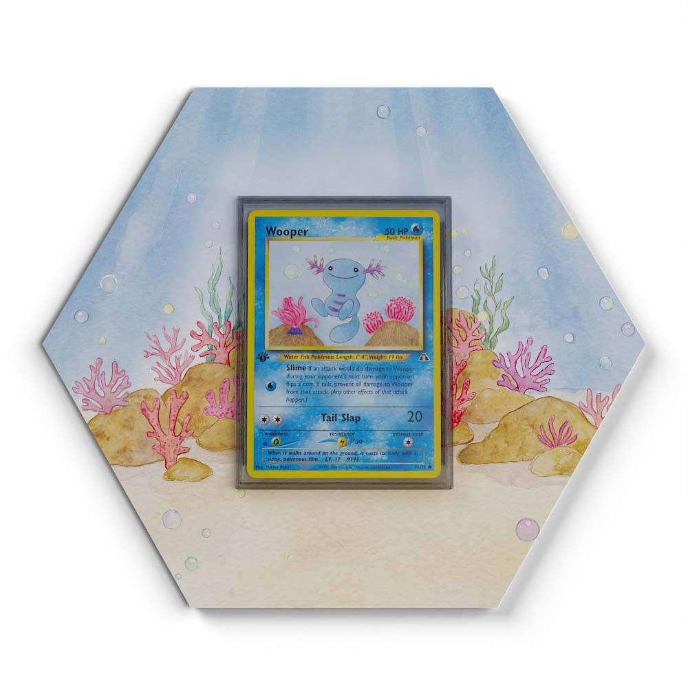 71/75 Wooper - Extended Artwork Pokemon Card Display