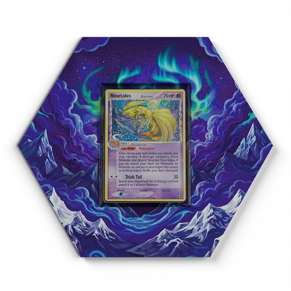 8/101 Ninetales - Extended Artwork Pokemon Card Display