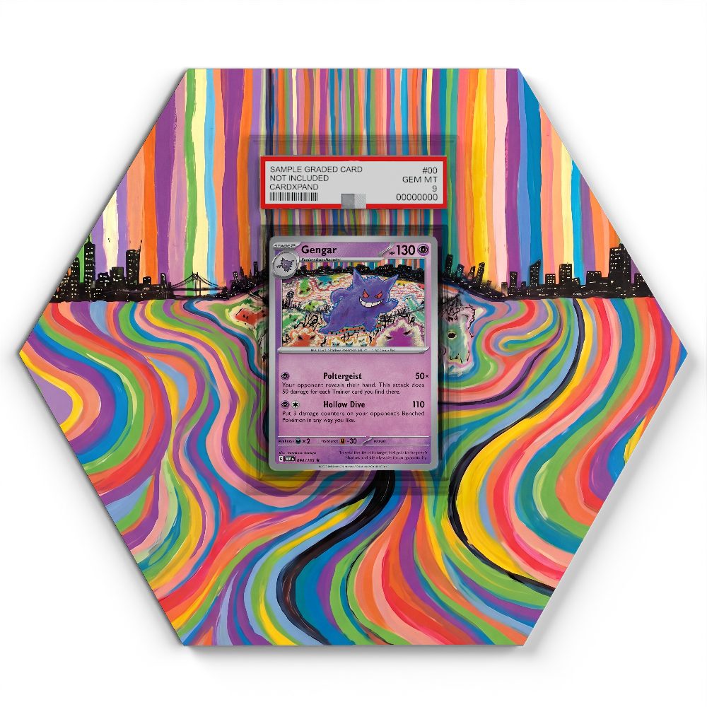 94/165 Gengar - Extended Artwork Pokemon Card Display