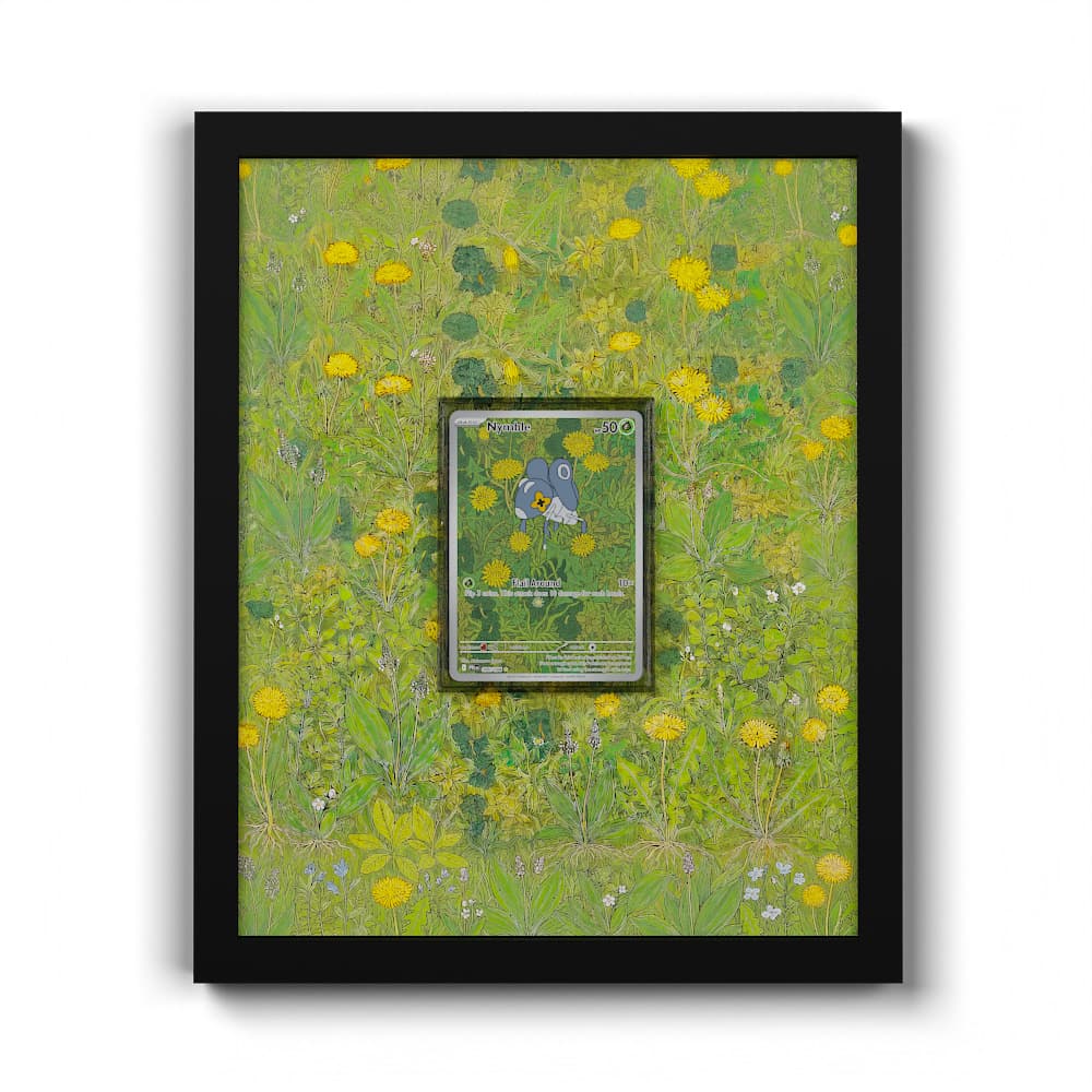 96 Nymble - Extended Artwork Framed Pokemon Card Display