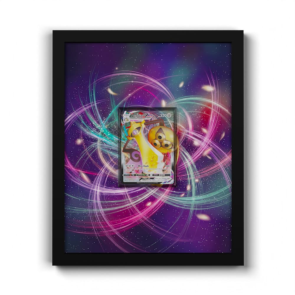 127/185 Aegislash - Extended Artwork Framed Pokemon Card Display