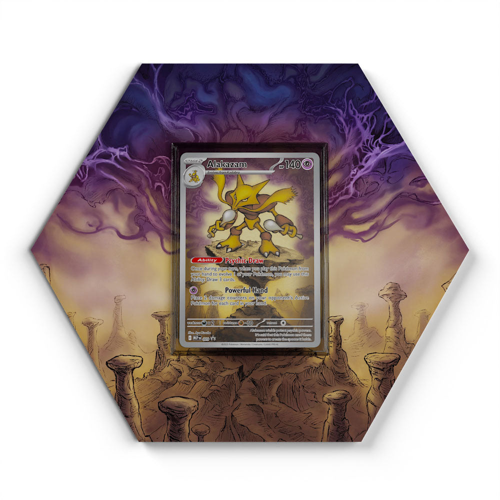 009 Alakazam - Extended Artwork Pokemon Card Display