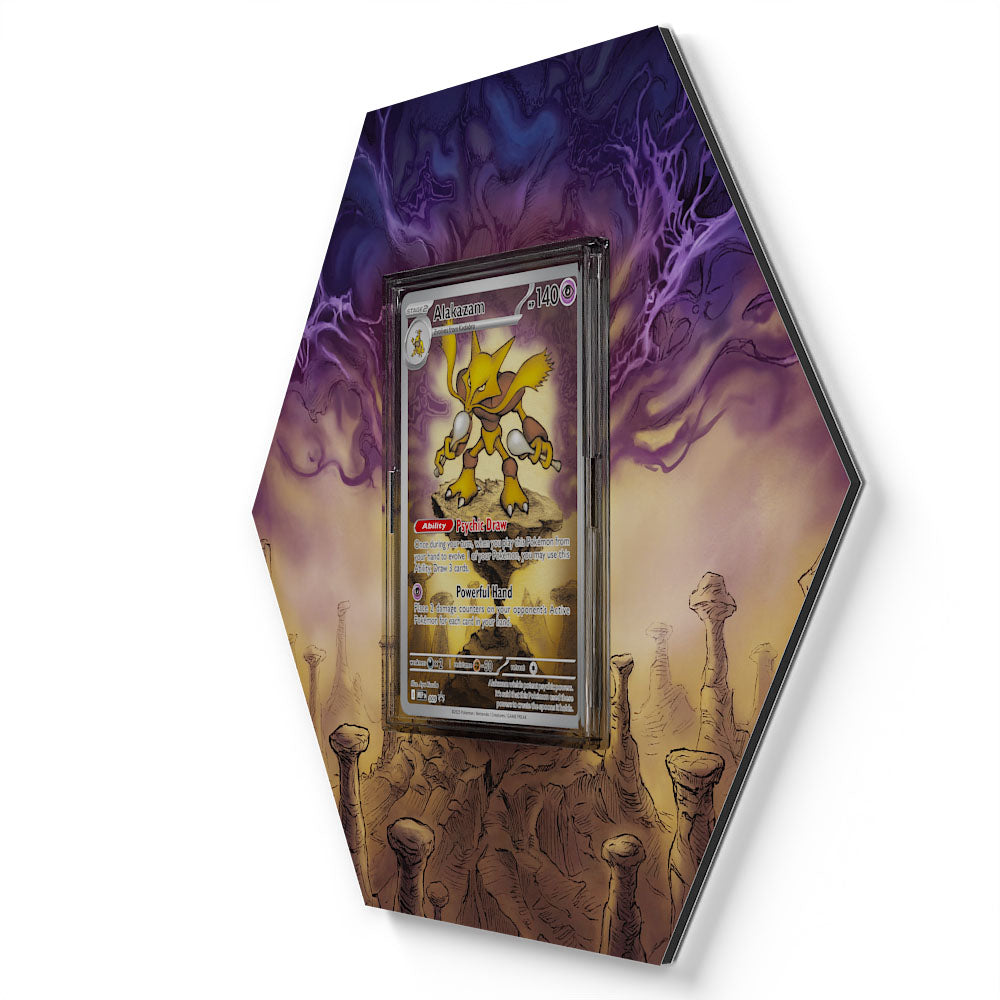 009 Alakazam - Extended Artwork Pokemon Card Display