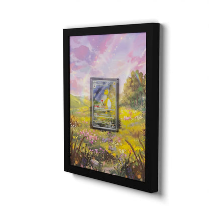 088/083 Ampharos - Extended Artwork Framed Pokemon Card Display