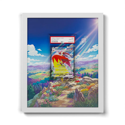 217/184 Blaziken - Extended Artwork Framed Pokemon Card Display