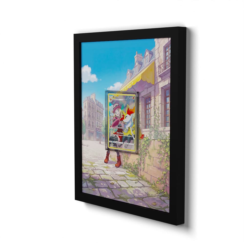 TG01/TG30 Braixen - Extended Artwork Framed Pokemon Card Display