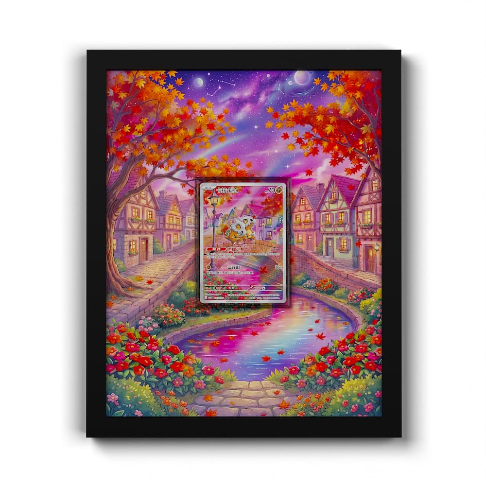 CBB3C 04 Cubone - Extended Artwork Framed Pokemon Card Display