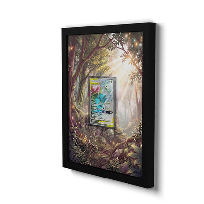 SM167 Celebi & Venusaur GX - Extended Artwork Framed Pokemon Card Display