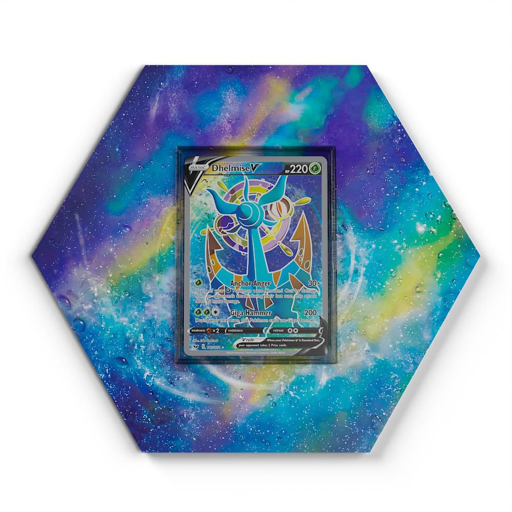 187/202 Dhelmise - Extended Artwork Pokemon Card Display