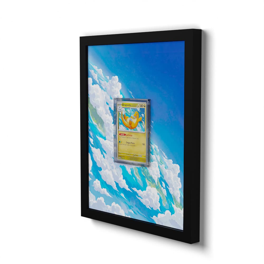 012 Dragonite - Extended Artwork Framed Pokemon Card Display