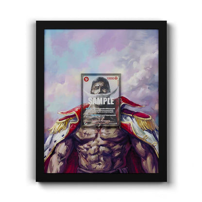 OP02-004 Edward Newgate - Extended Artwork Framed One Piece Card Display