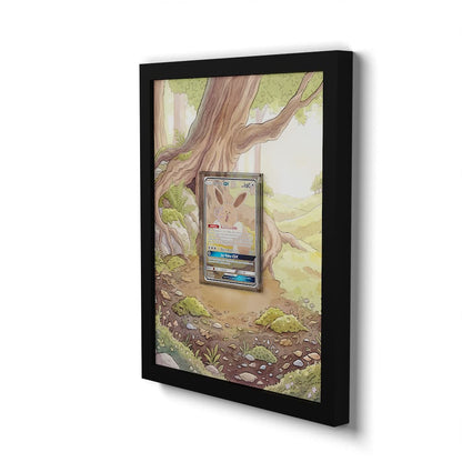 SM233 Eevee GX - Extended Artwork Framed Pokemon Card Display