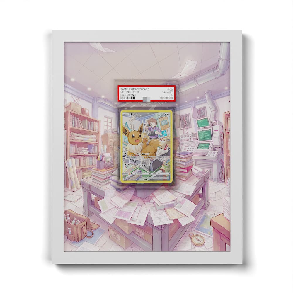 TG11 Eevee - Extended Artwork Framed Pokemon Card Display