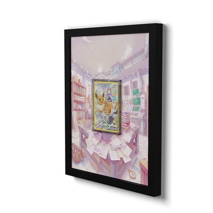 TG11 Eevee - Extended Artwork Framed Pokemon Card Display