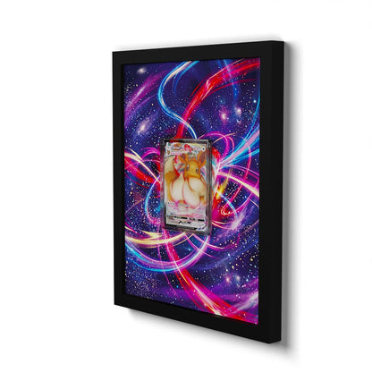 SWSH087 Eevee VMAX - Extended Artwork Framed Pokemon Card Display