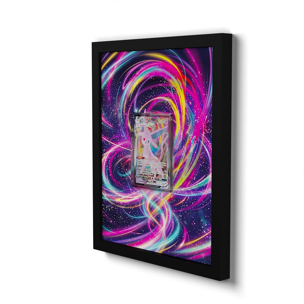 065/203 Espeon VMAX - Extended Artwork Framed Pokemon Card Display