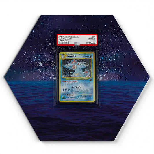 160 Feraligatr - Extended Artwork Pokemon Card Display
