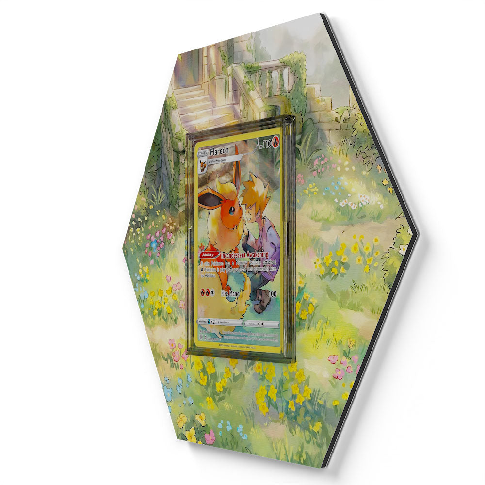 TG01/TG30 Flareon - Extended Artwork Pokemon Card Display