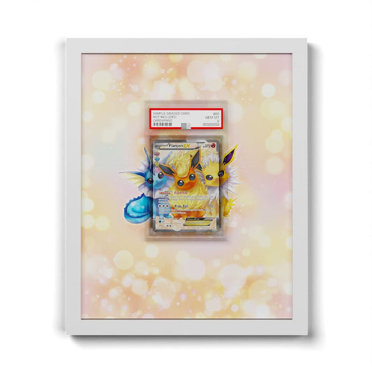 RC28 Flareon EX - Extended Artwork Framed Pokemon Card Display