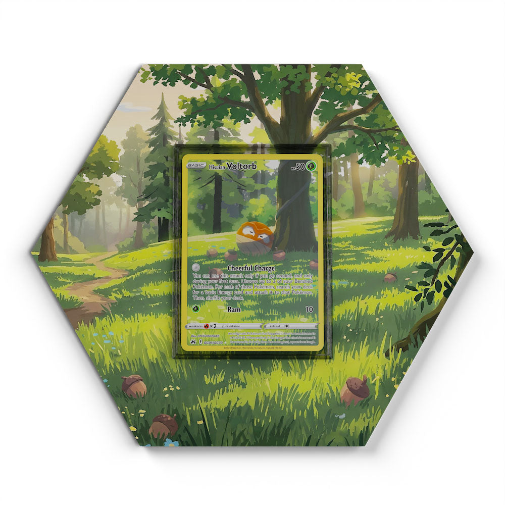 GG01/GG70 Hisuian Voltorb - Extended Artwork Pokemon Card Display