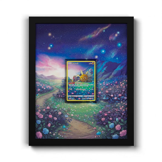 GG15 Solrock - Extended Artwork Framed Pokemon Card Display