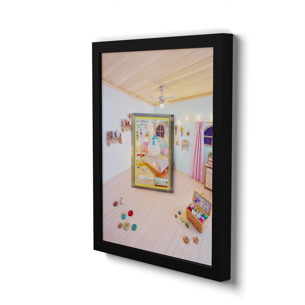 GG19 Altaria - Extended Artwork Framed Pokemon Card Display