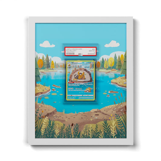 GG25 Bibarel - Extended Artwork Framed Pokemon Card Display