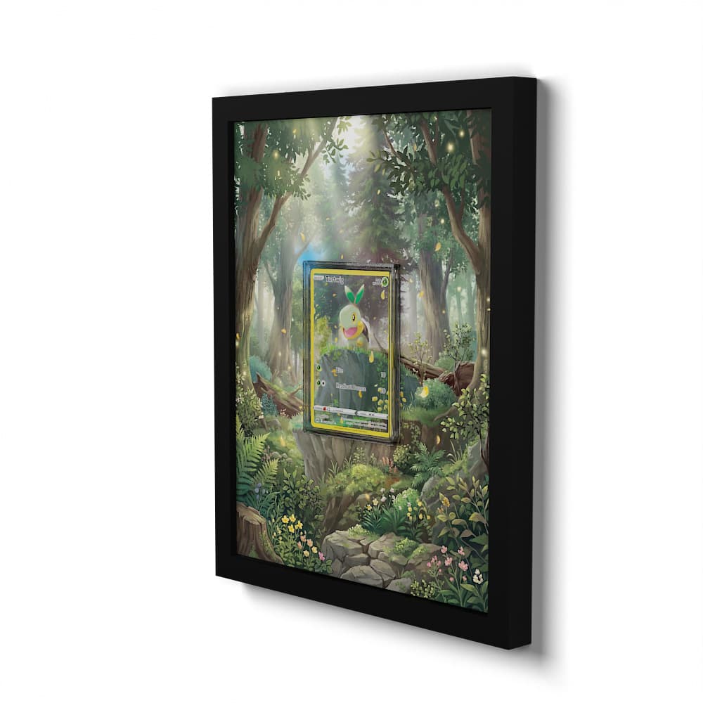 GG31 Turtwig - Extended Artwork Framed Pokemon Card Display
