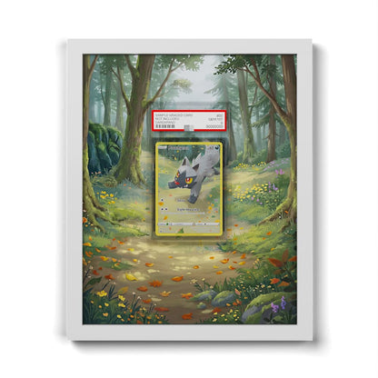 GG33 Poochyena - Extended Artwork Framed Pokemon Card Display
