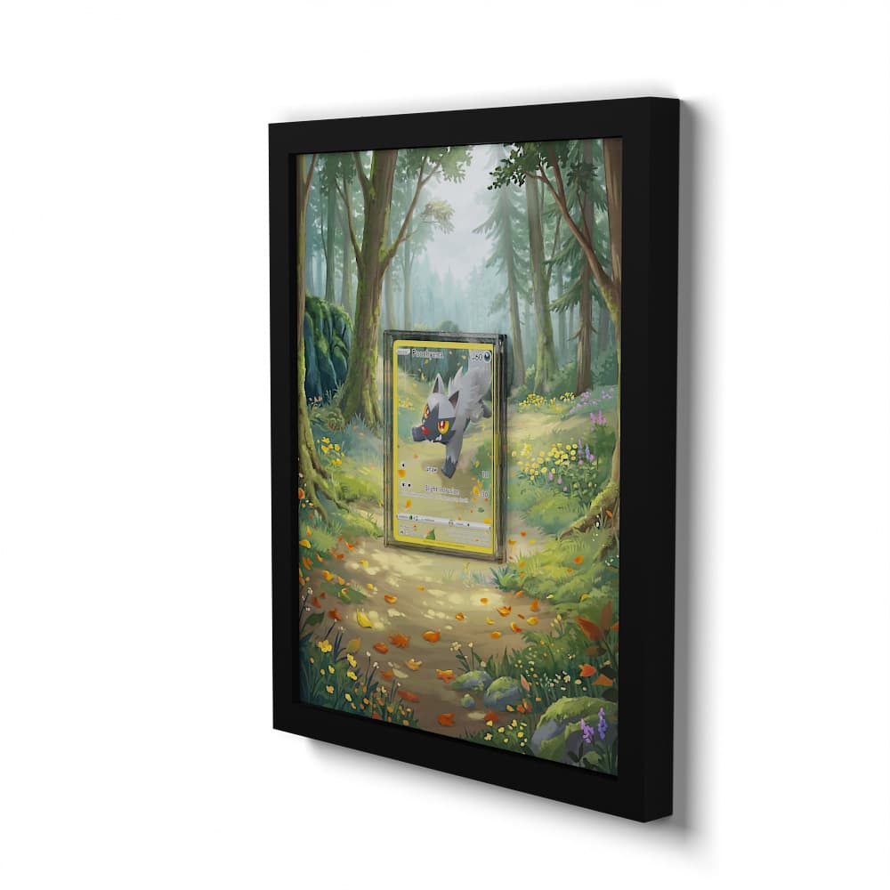 GG33 Poochyena - Extended Artwork Framed Pokemon Card Display